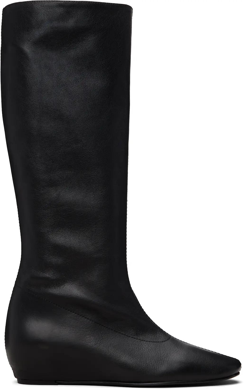 Black Fernanda Tall Boots by PALOMA WOOL
