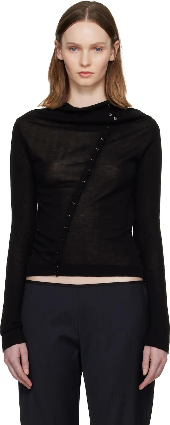 Black Igna Cardigan by PALOMA WOOL