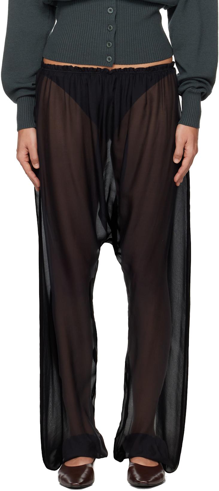 Black Londres Trousers by PALOMA WOOL