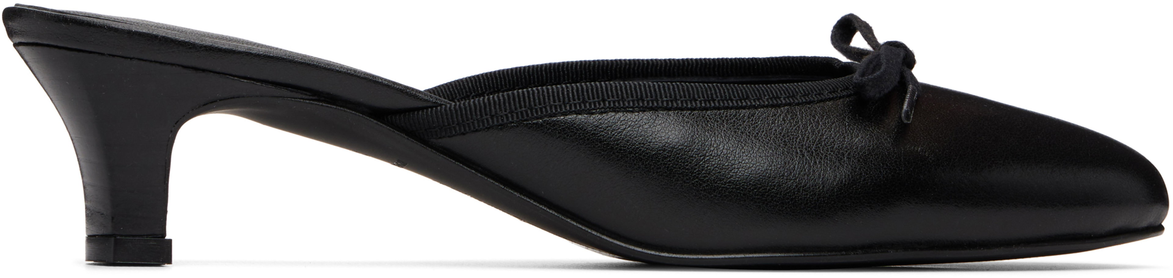 Black Petra Mule Heels by PALOMA WOOL