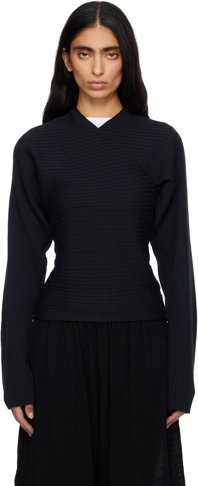 Black Polenta Sweater by PALOMA WOOL