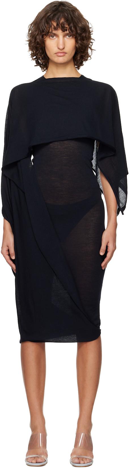 Black Willy Midi Dress by PALOMA WOOL