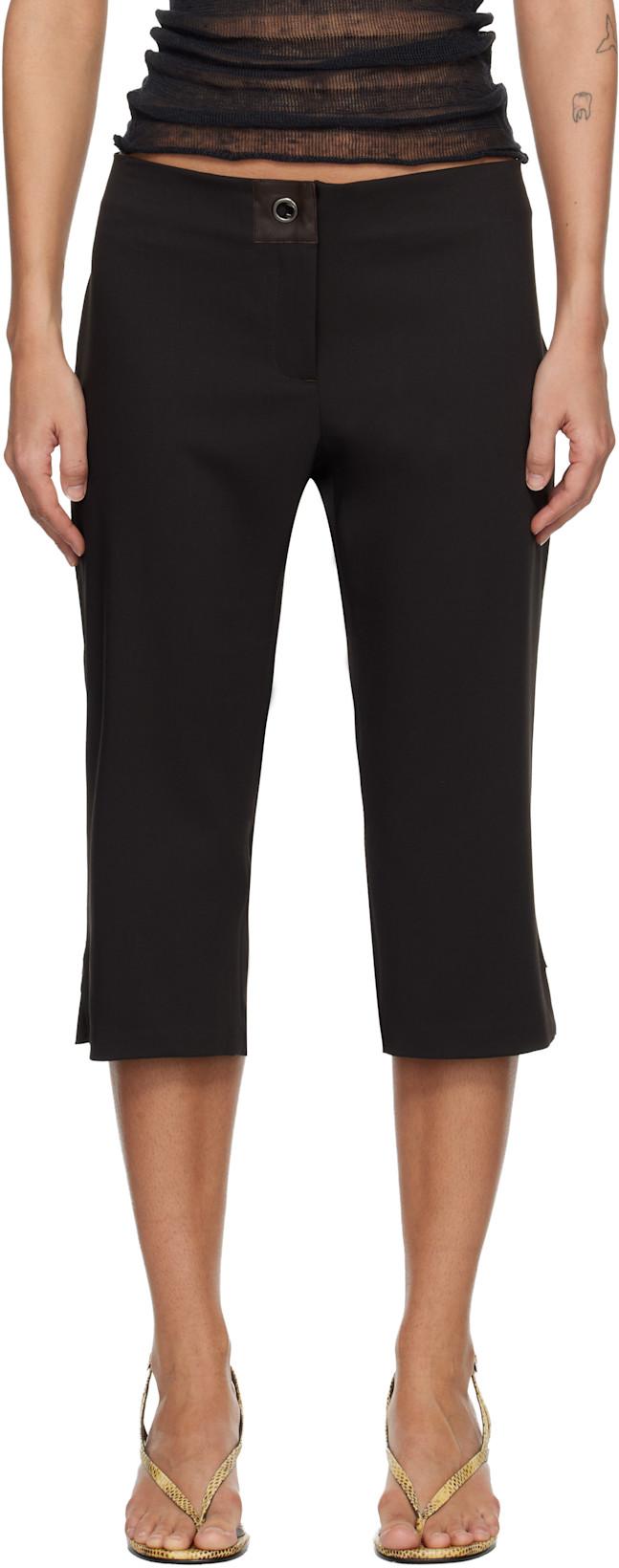 Brown Salin Trousers by PALOMA WOOL