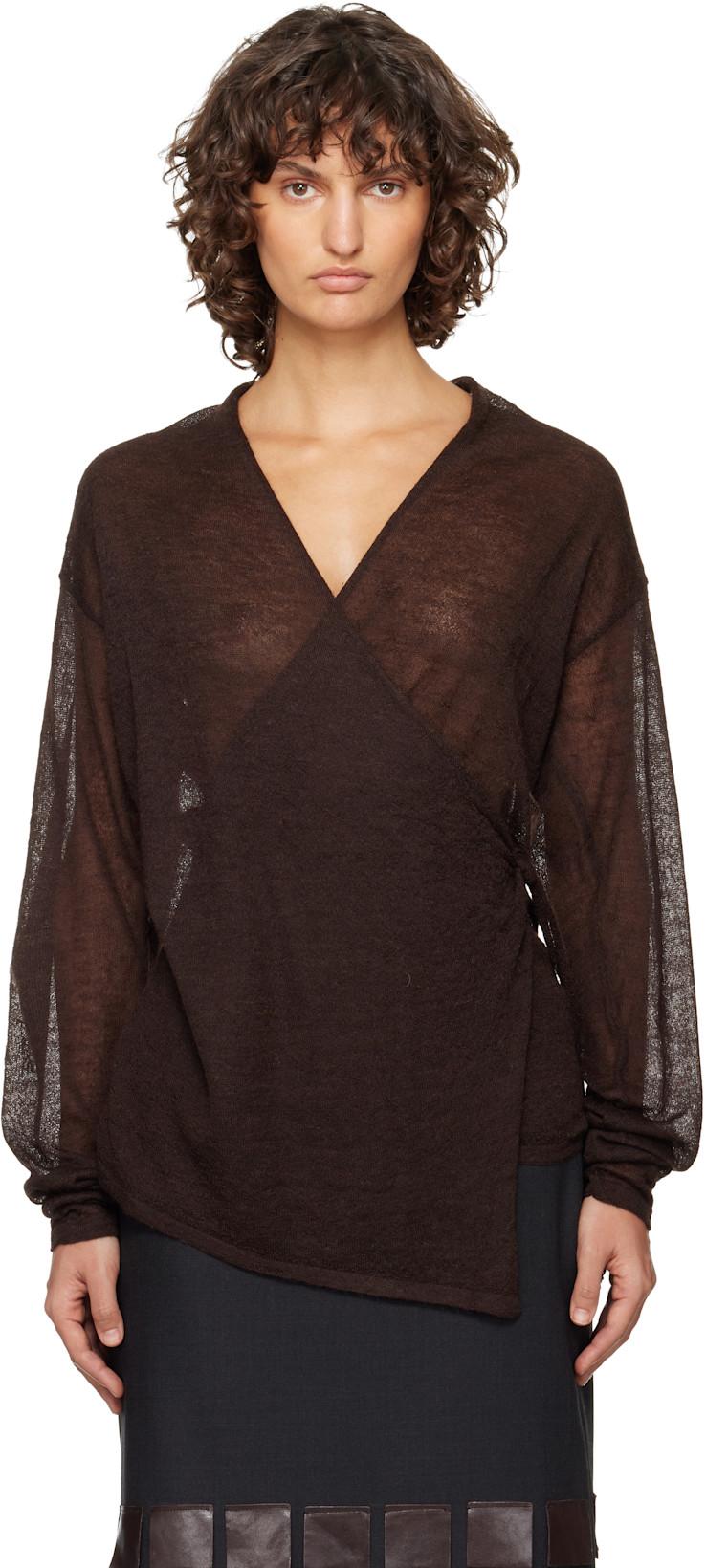 Brown Sudi Cardigan by PALOMA WOOL