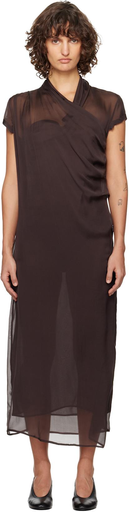 Brown Sully Maxi Dress by PALOMA WOOL