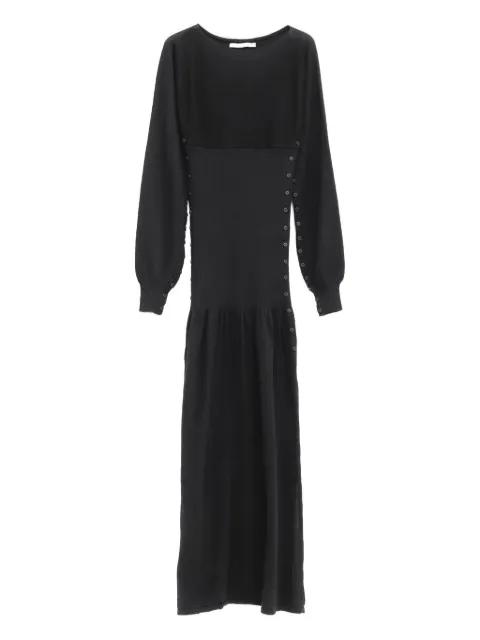 Fa button-detail long-sleeve dress by PALOMA WOOL
