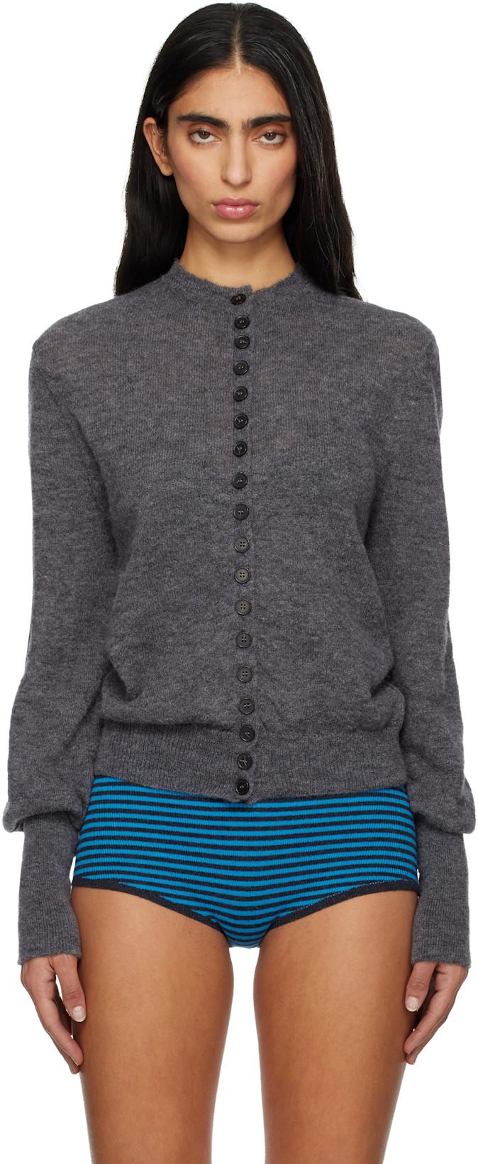 Gray Cink Cardigan by PALOMA WOOL