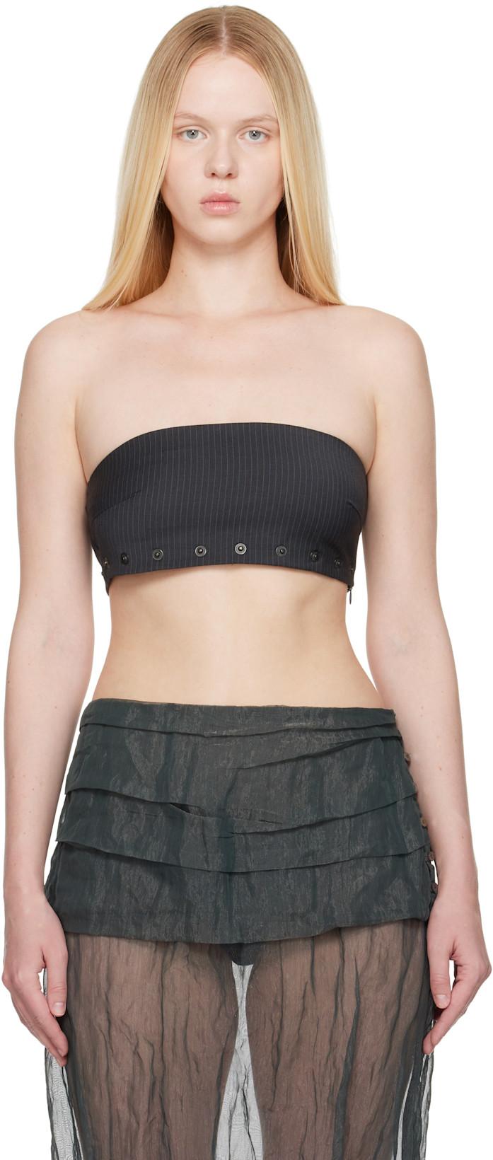 Gray Nita Bandeau Top by PALOMA WOOL