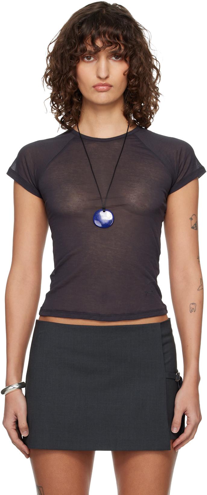 Gray Omu T-shirt by PALOMA WOOL