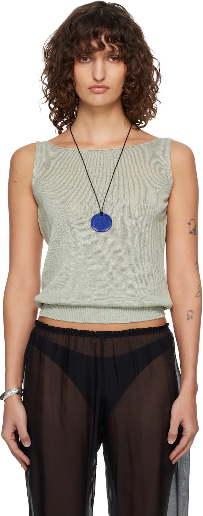 Green Lotti Tank Top by PALOMA WOOL