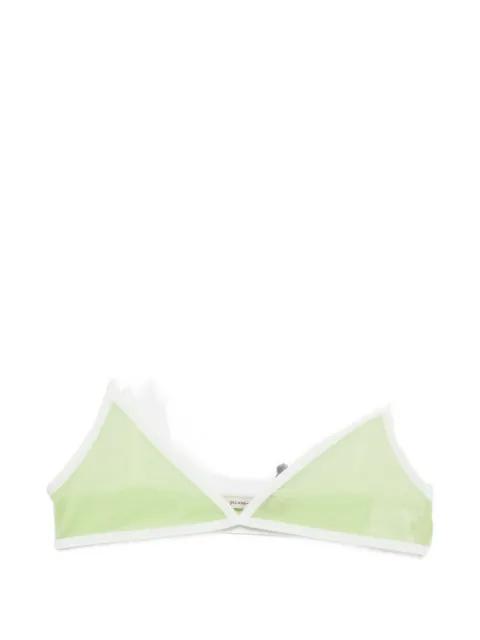 sheer triangle bralette by PALOMA WOOL