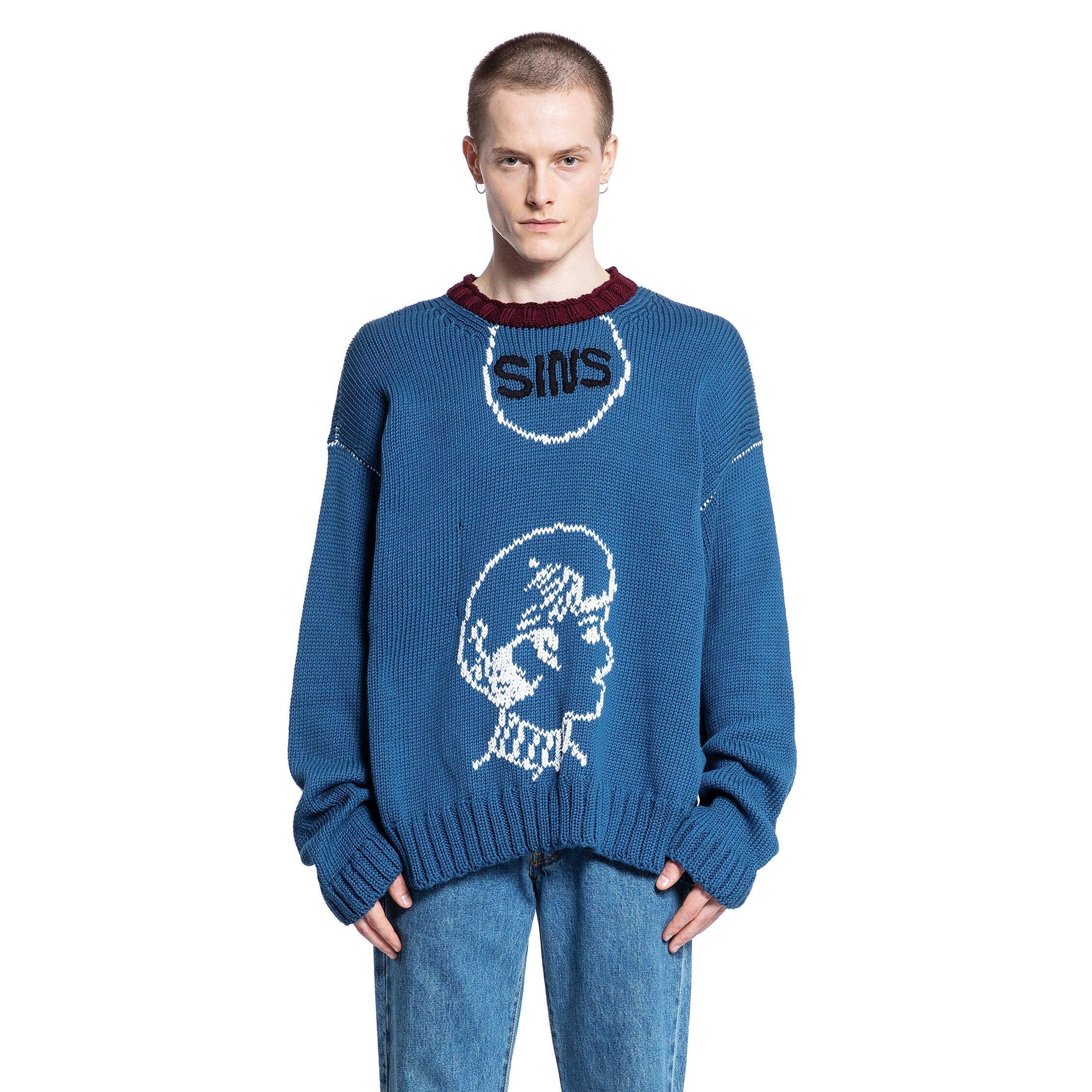 PALY HOLLYWOOD MAN BLUE KNITWEAR by PALY HOLLYWOOD