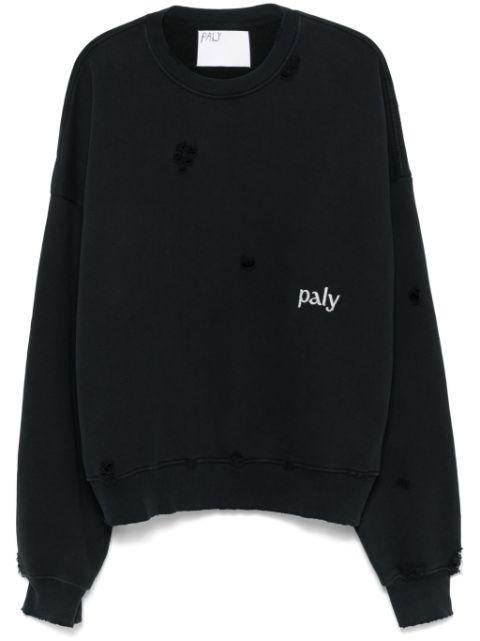 Hollywood is Hell-embroidered sweatshirt by PALY