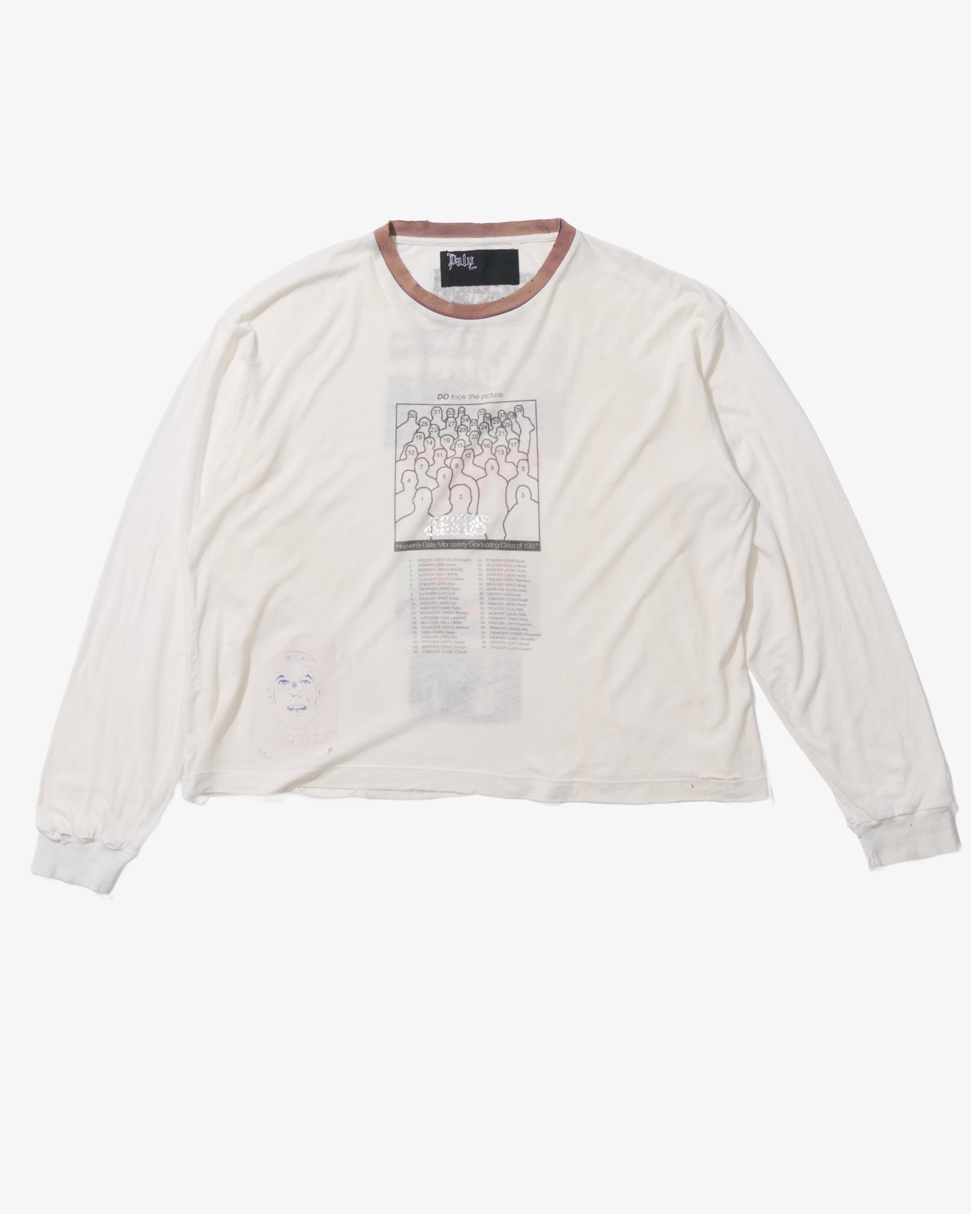PALY - Men's Heavens Gate Ringer Long Sleeve Tee  - (White) by PALY