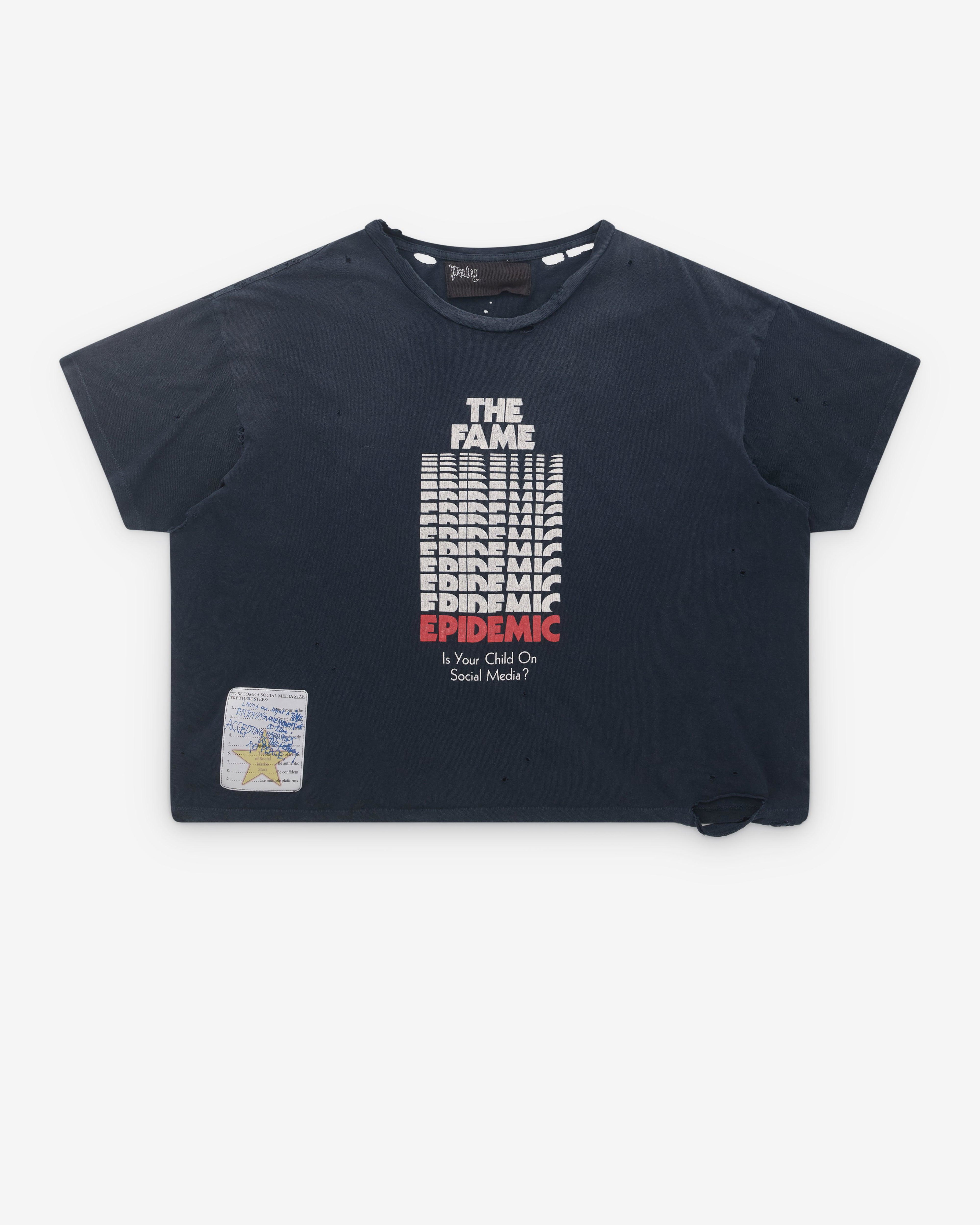 Paly - Fame Epidemic T-Shirt - (Vintage Black) by PALY