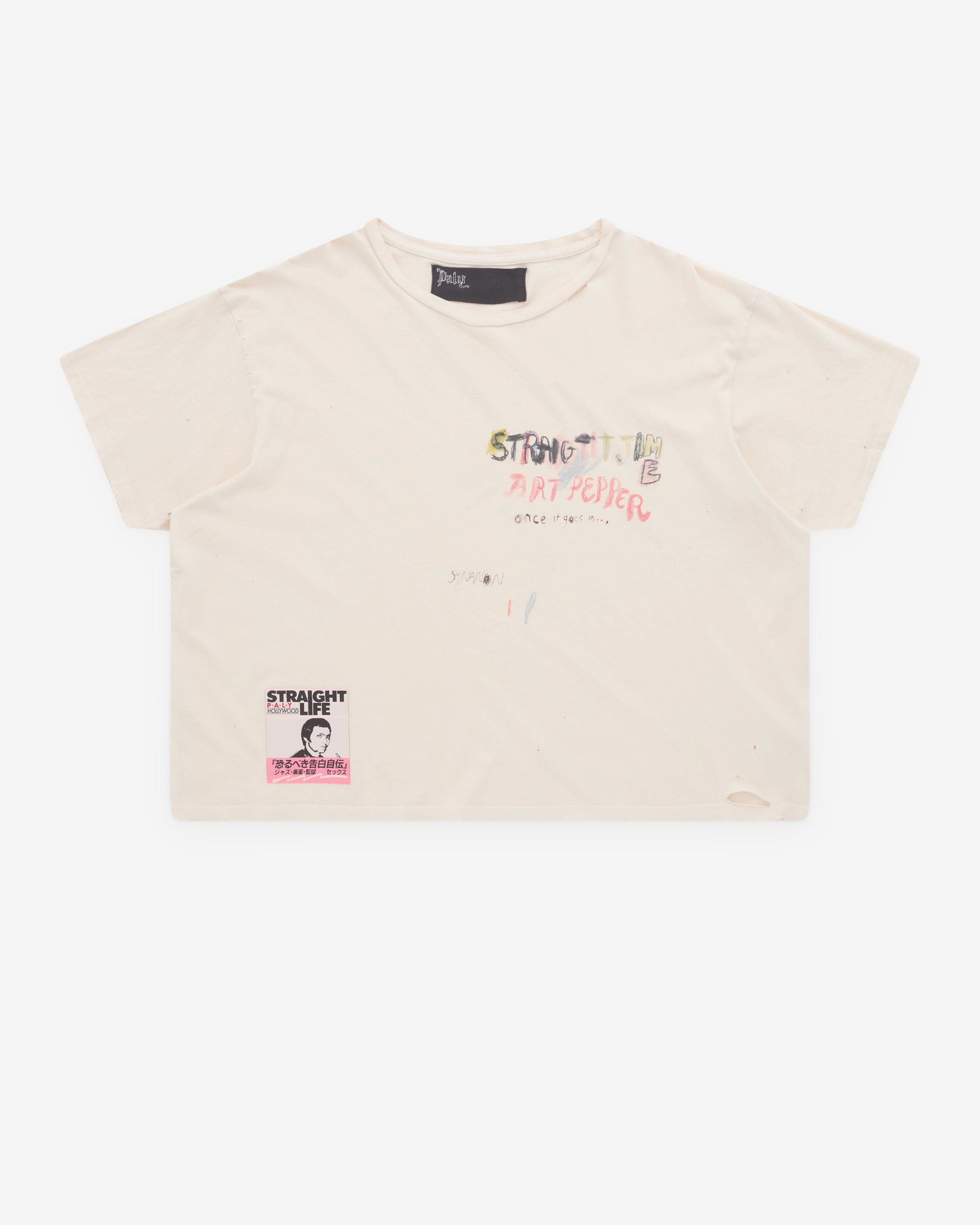 Paly - Straight Time T-Shirt - (Vintage White) by PALY