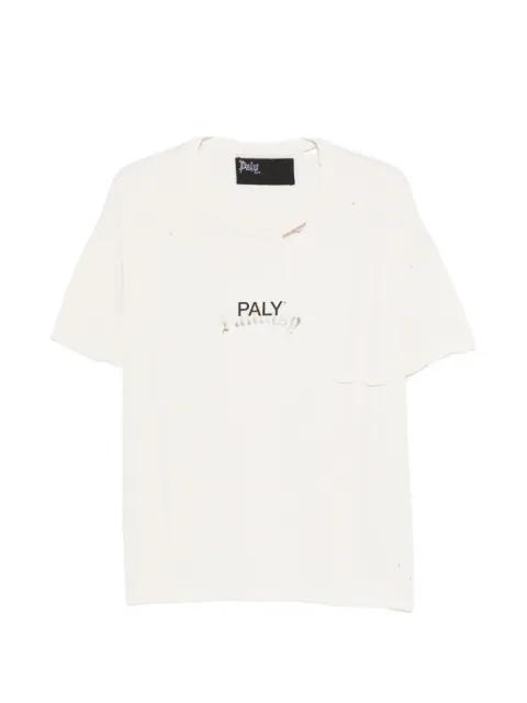 distressed logo T-shirt by PALY