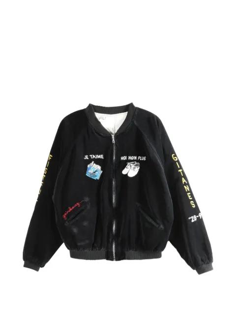 embroidered velvet bomber jacket by PALY
