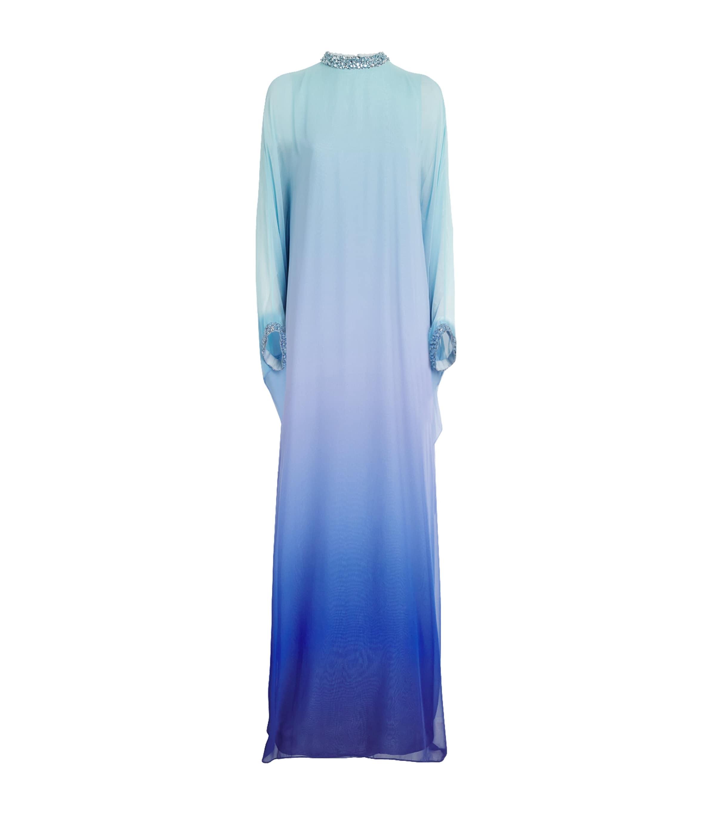 Pamella Roland Chiffon Embellished Gown by PAMELLA ROLAND