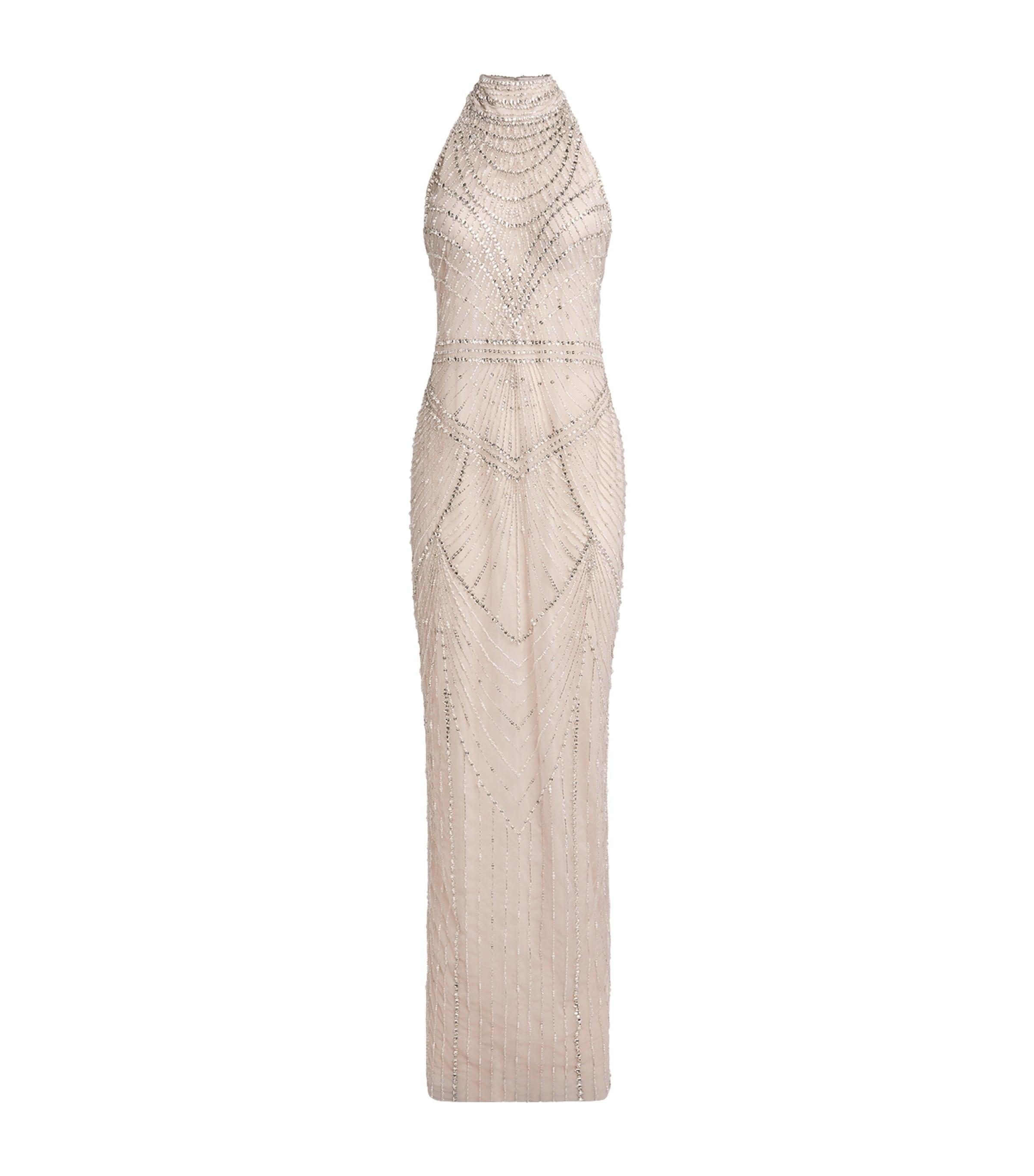 Pamella Roland Embellished Halterneck Gown by PAMELLA ROLAND