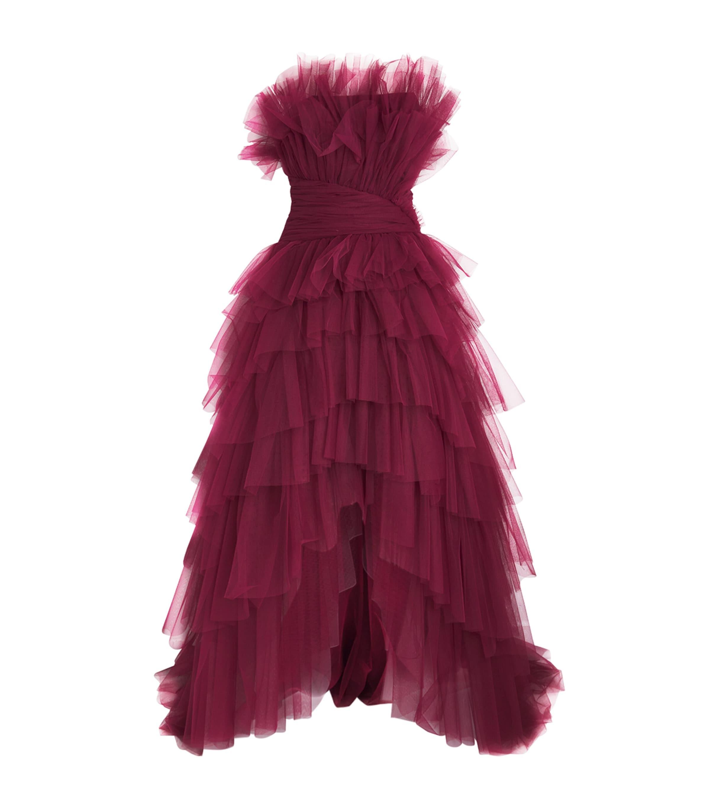 Pamella Roland Tulle Sleeveless Gown by PAMELLA ROLAND