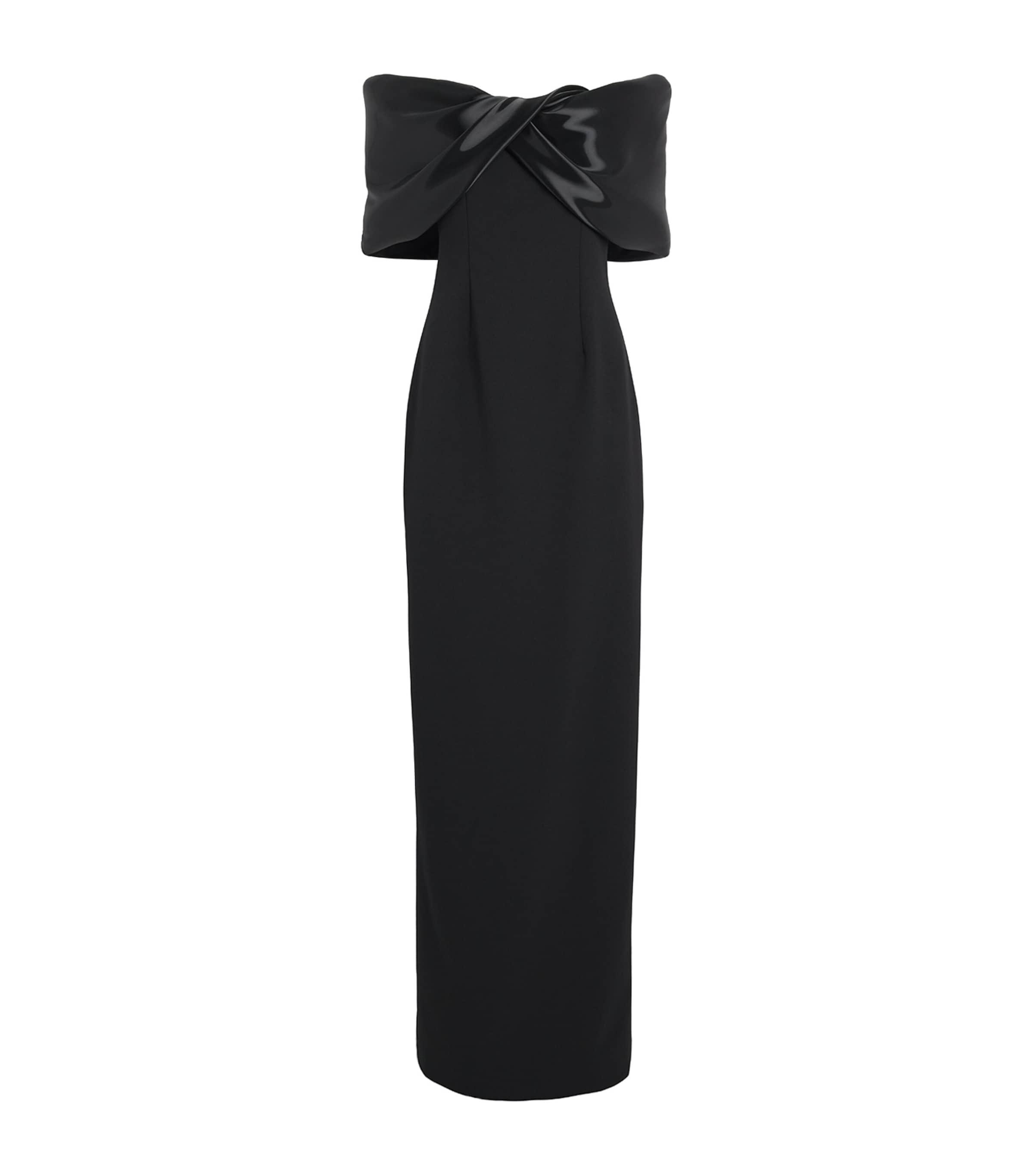 Pamella Roland Twist-Detail Off-The-Shoulder Gown by PAMELLA ROLAND