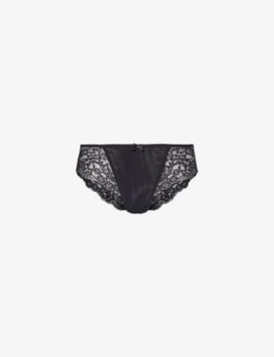 Ana Brazilian mid-rise stretch-lace briefs by PANACHE