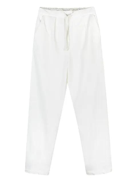 drawstring cotton track pants by PANAMA ROUTE
