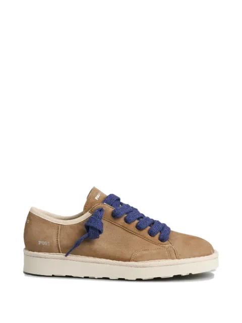P001 lace-up suede sneakers by PANCHIC
