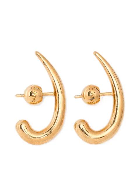curved earrings by PANCONESI