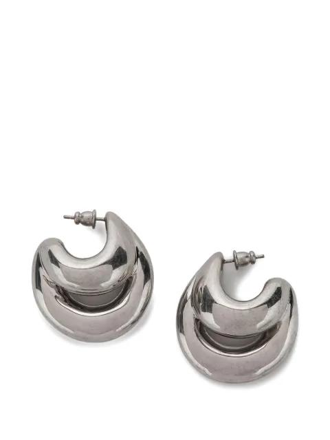 double blow up earrings by PANCONESI