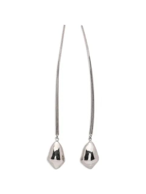 large curved-bar earrings by PANCONESI