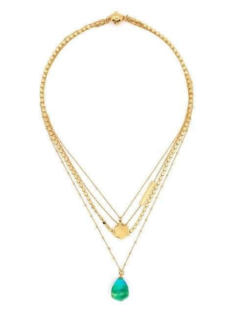 pearl chain-link necklace by PANCONESI