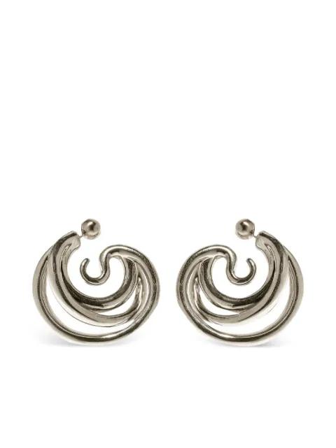 polished-finish earrings by PANCONESI