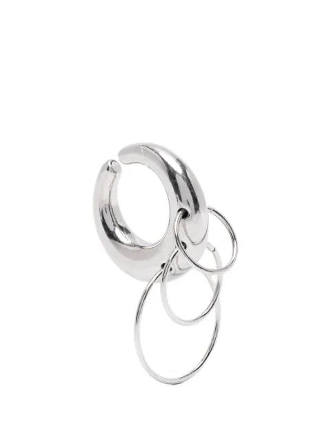 silver-tone earrings by PANCONESI