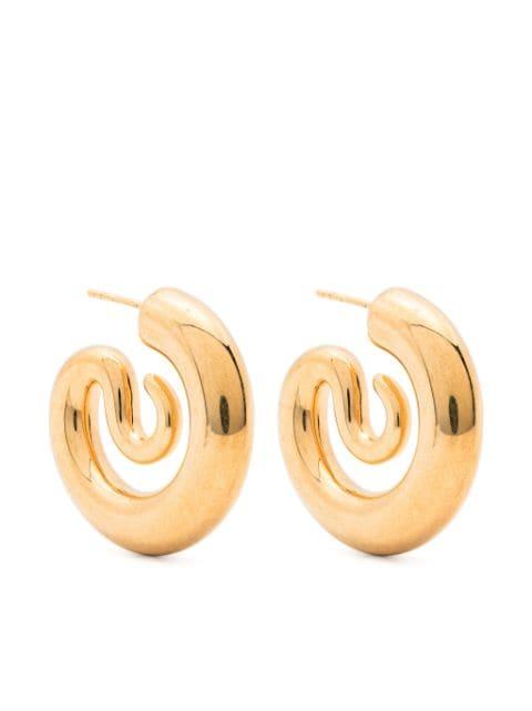 small Serpent hoop earrings by PANCONESI