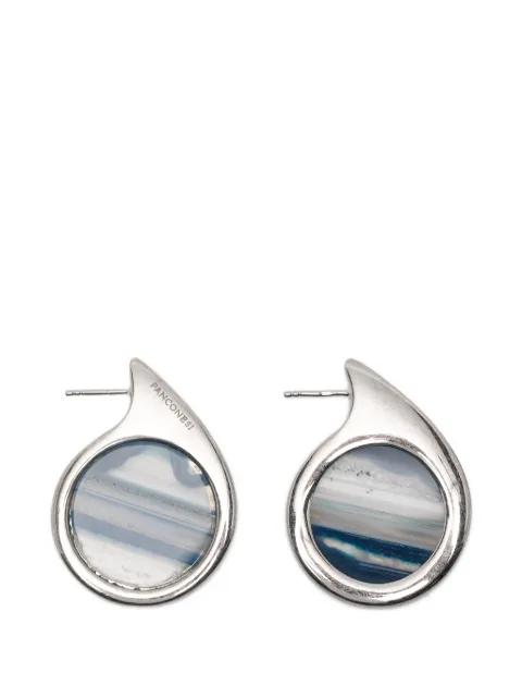 small agate earrings by PANCONESI