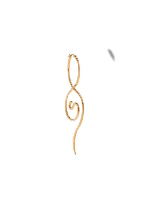 spiral drop earrings by PANCONESI