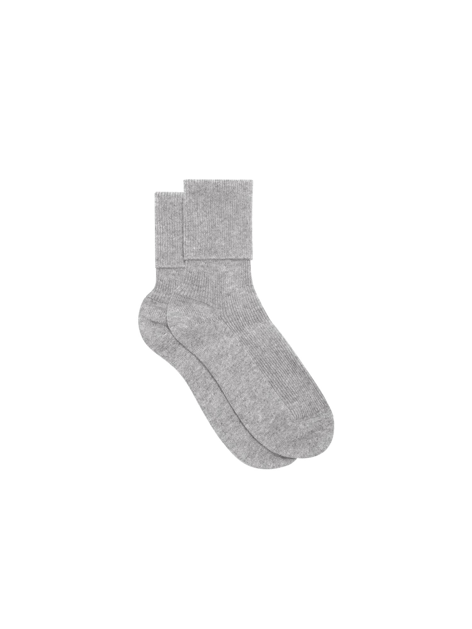 Cashmere Ribbed Ankle Socks by PANGAIA