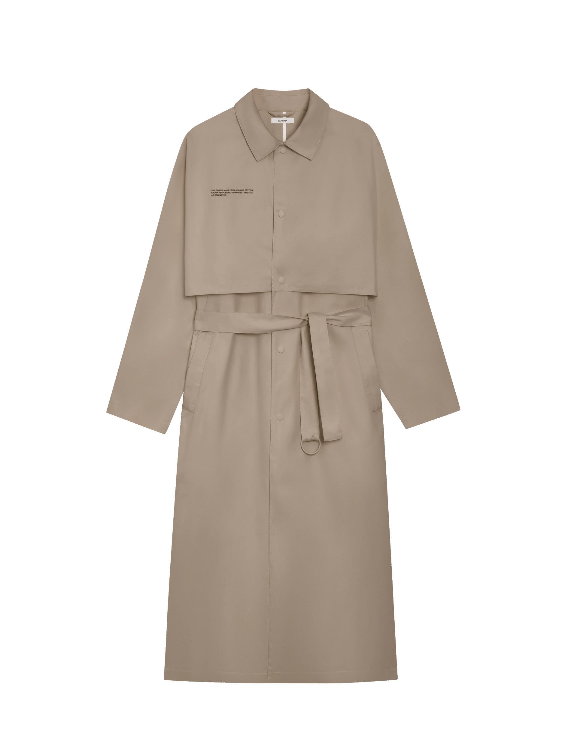 Cotton Trench Coat by PANGAIA