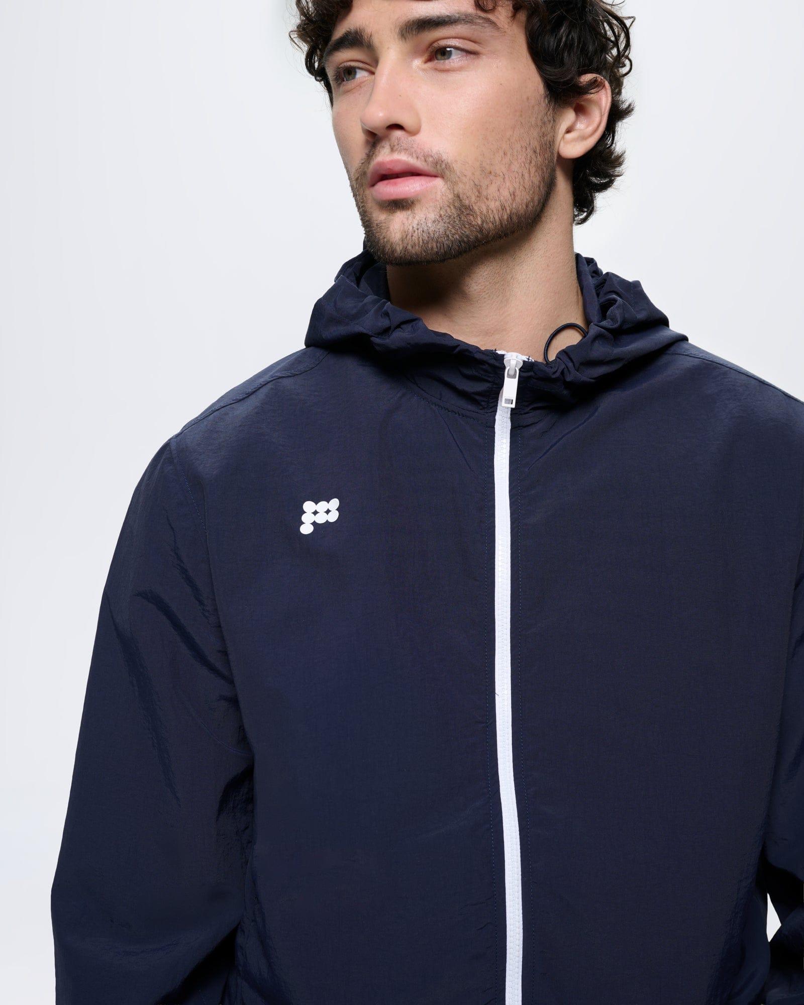 Mens Recycled Nylon Zip Up Jacket by PANGAIA