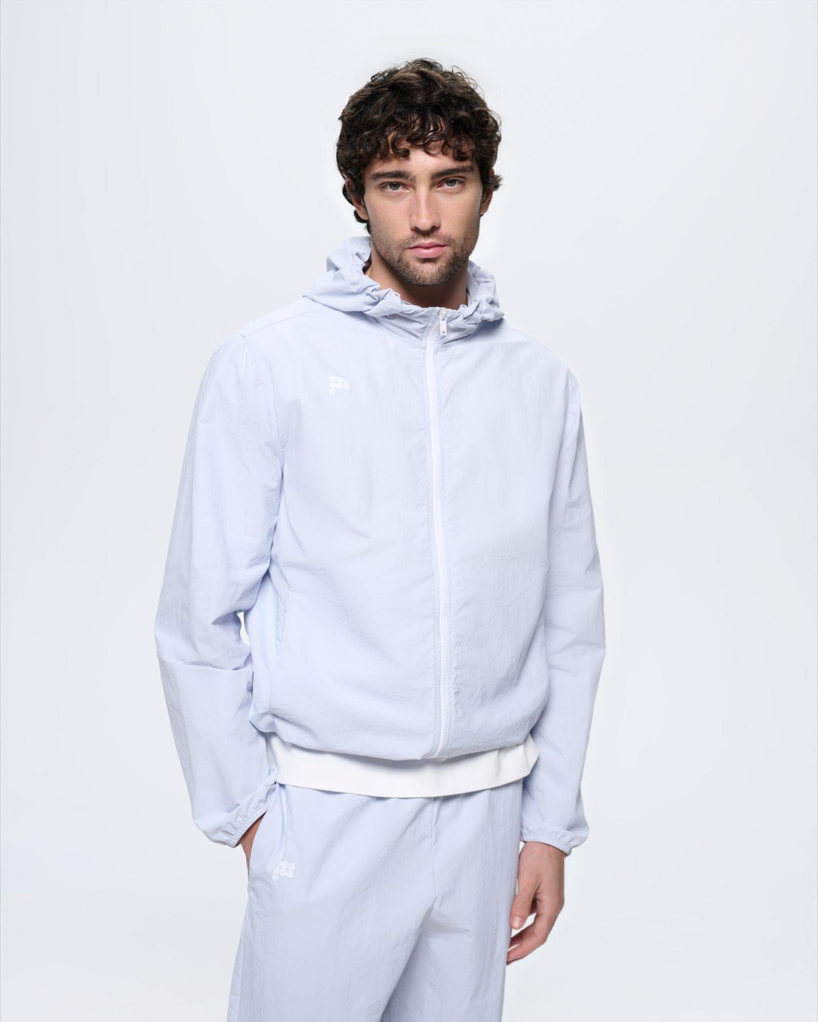 Mens Recycled Nylon Zip Up Jacket by PANGAIA