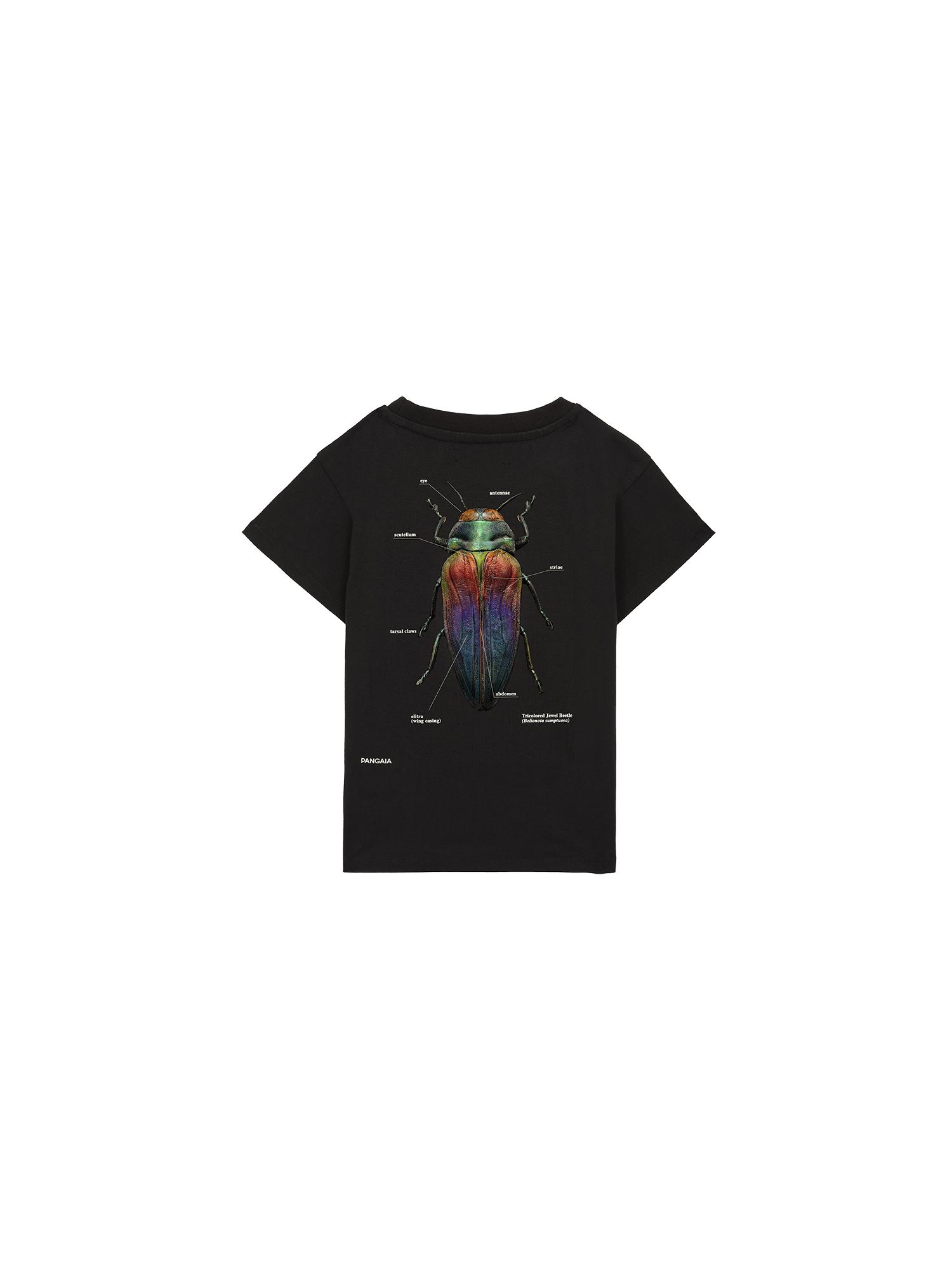 PANGAIA X Levon Biss Kids' Tricolored Jewel Beetle T-shirt by PANGAIA