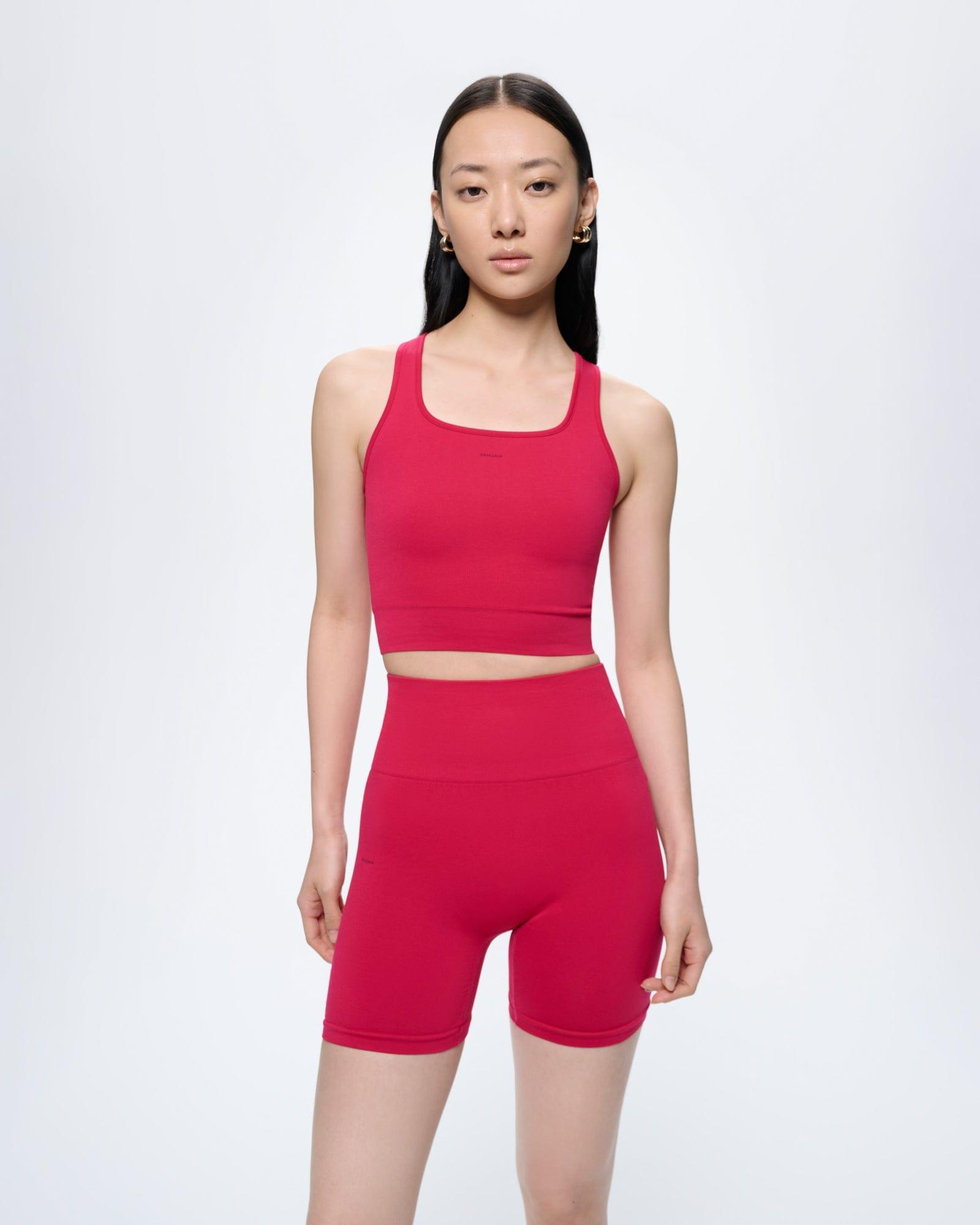 Womens 99% Bio-Based Compressive Ribbed Tank Top by PANGAIA