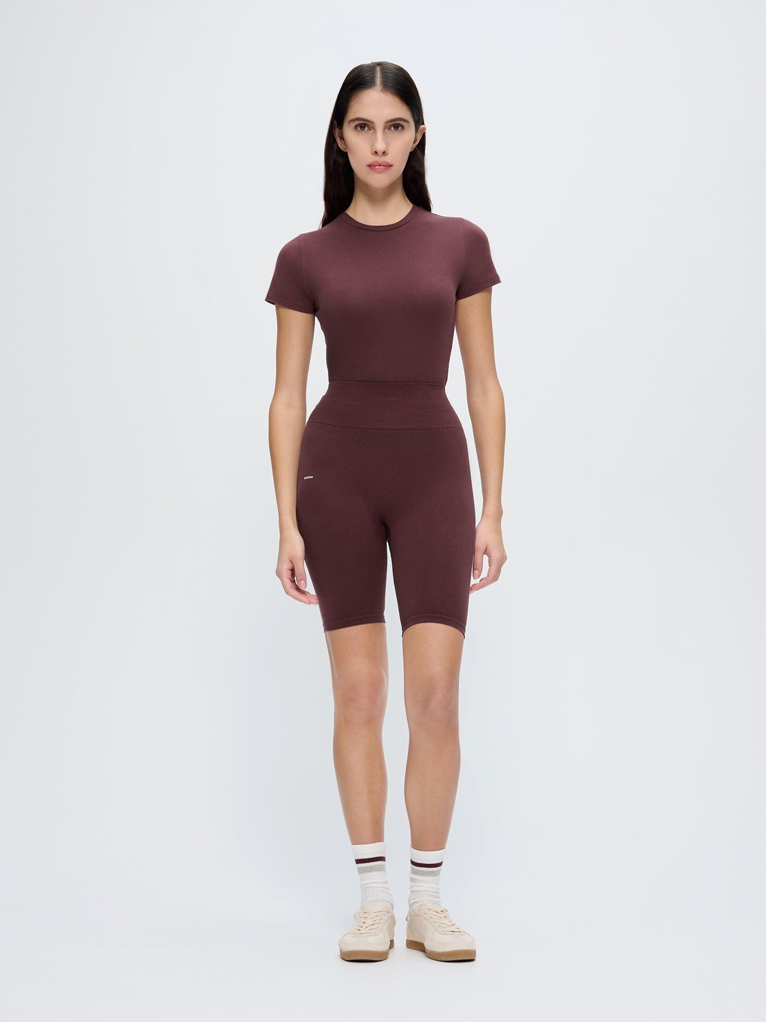 Womens Cotton-Stretch Cycle Shorts by PANGAIA