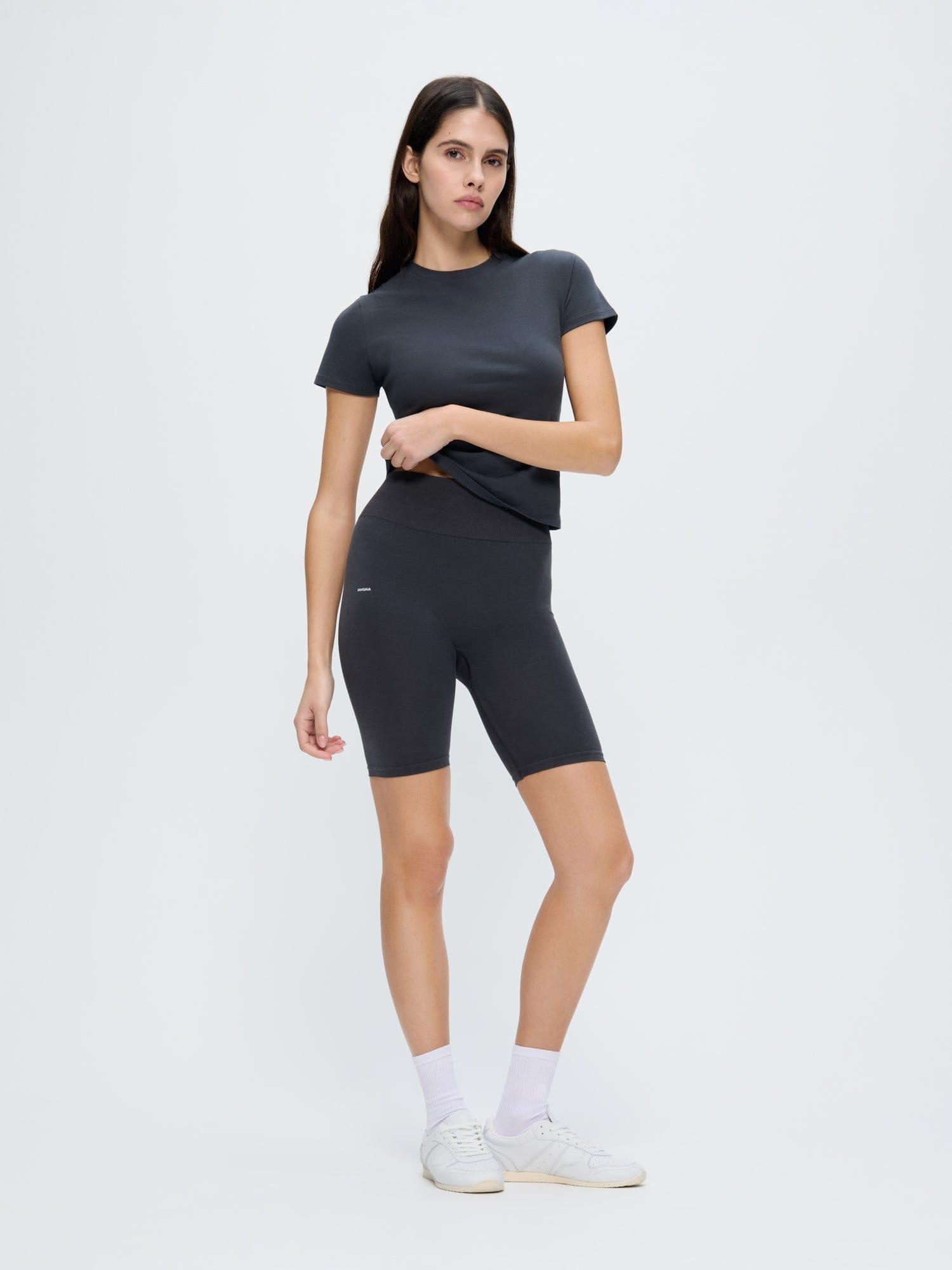 Womens Cotton-Stretch Cycle Shorts by PANGAIA