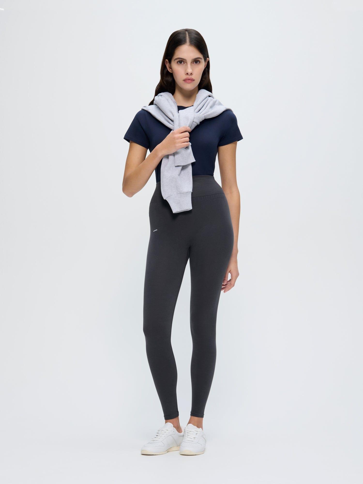 Womens Cotton-Stretch Leggings by PANGAIA