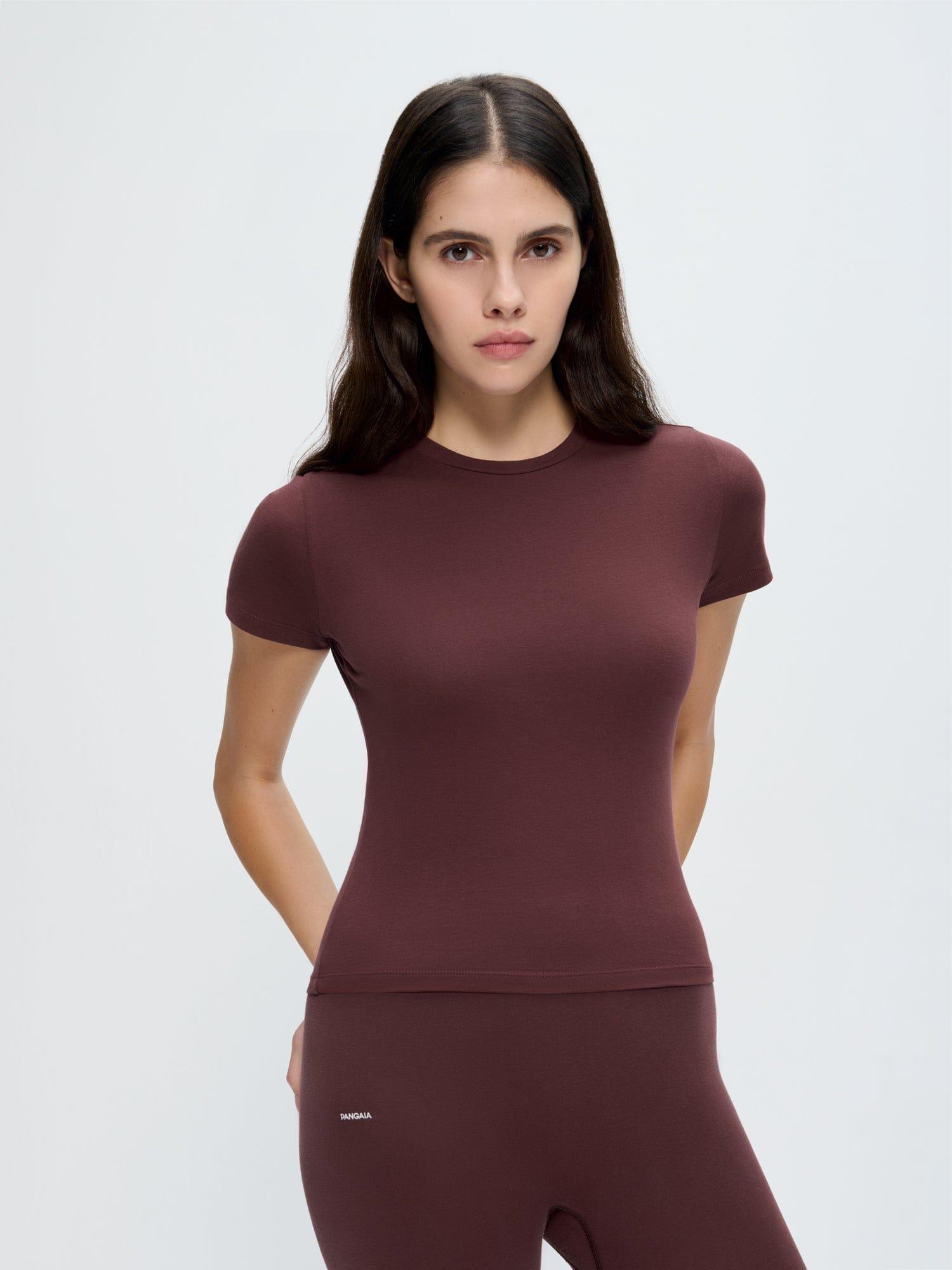 Womens Cotton-Stretch Slim T-Shirt by PANGAIA