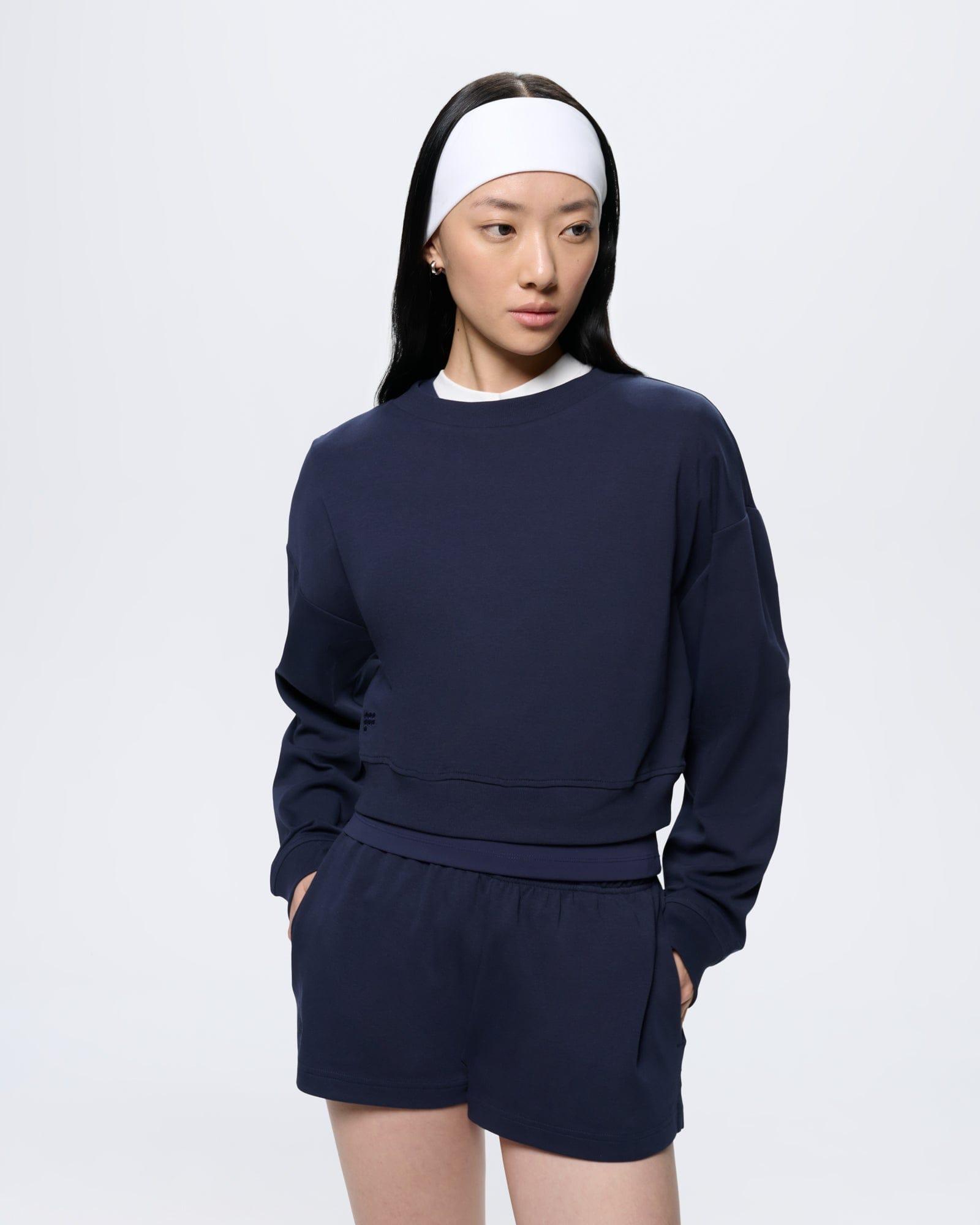 Womens Cropped Sweatshirt by PANGAIA