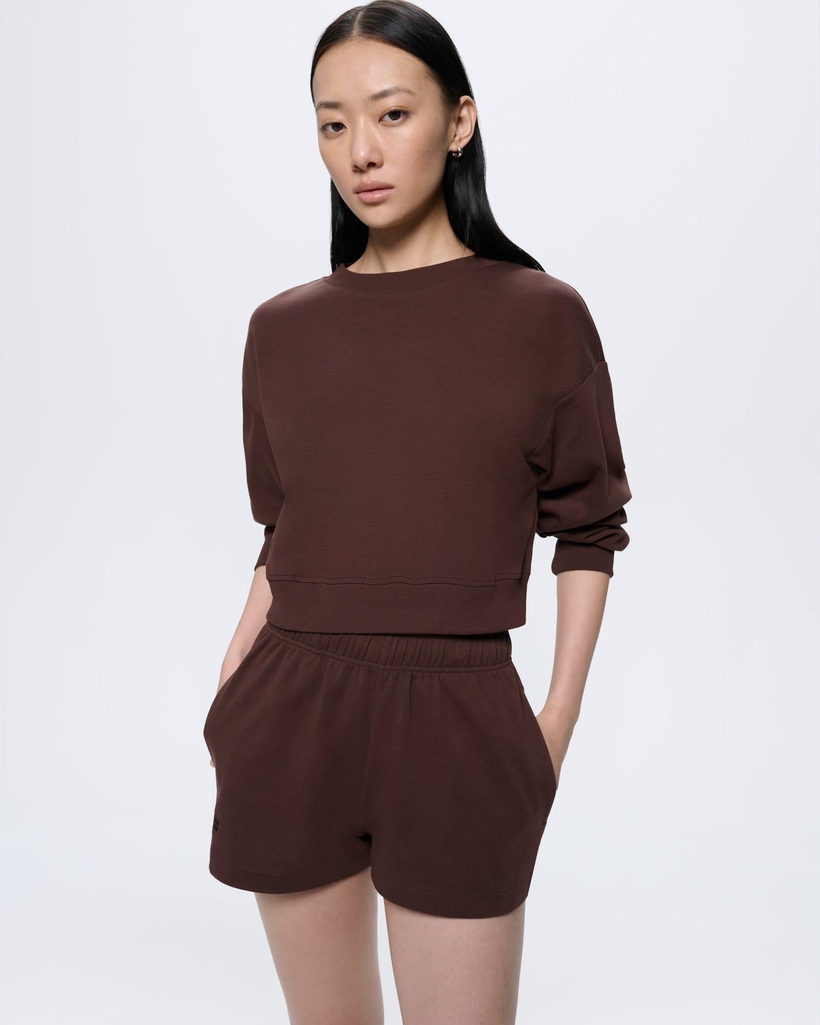 Womens Cropped Sweatshirt by PANGAIA
